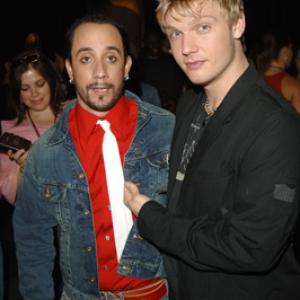 Nick Carter and AJ McLean at event of 2005 MuchMusic Video Awards 2005