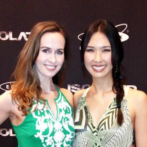 Actress Erin Carufel and Actress Malana Lea arrive at the premiere of Isolated at Equinox Sports Club West LA on April 18 2013 in Los Angeles California