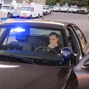 Erin Carufel on a ride along with Portland Police in preparation for Gone