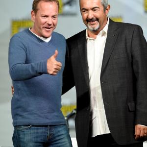 Kiefer Sutherland and Jon Cassar at event of 24 Live Another Day 2014