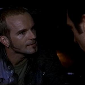 Ian Paul Cassidy as Zed and Michael T Weiss as Jarod on NBCs The Pretender