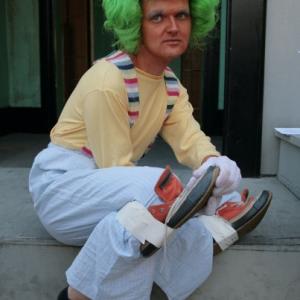 Clint Catalyst as a disgruntled Oompa Loompa impersonator : 