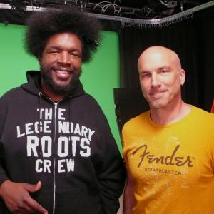 With Questlove for the Philly Jam promos