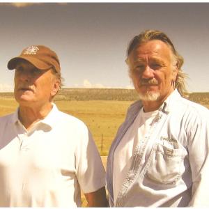 Rober Duvall and Loyd while filming Crazy Heart  Bobby has always been one of my silver screen heros! 2008