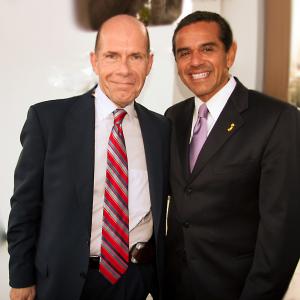 With Los Angeles Mayor Antonio Villaraigosa