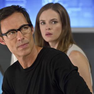 Still of Tom Cavanagh and Danielle Panabaker in The Flash 2014