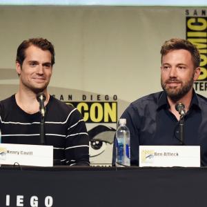 Ben Affleck and Henry Cavill at event of Batman v Superman: Dawn of Justice (2016)