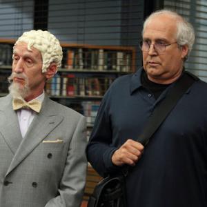 Still of Chevy Chase and Larry Cedar in Community 2009