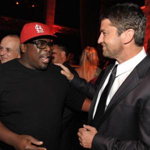 Gerard Butler and Cedric the Entertainer at event of Law Abiding Citizen 2009