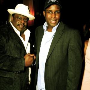 Johnson Family Vacation Premiere Party Cedric the Entertainer and Director Christopher Erskin