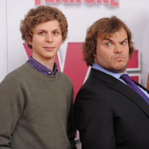 Jack Black and Michael Cera at event of Year One 2009