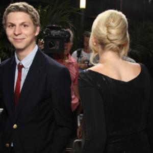 Michael Cera and Ari Graynor at event of Nick and Norah's Infinite Playlist (2008)