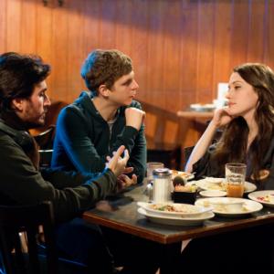 Still of Michael Cera Peter Sollett and Kat Dennings in Nick and Norahs Infinite Playlist 2008