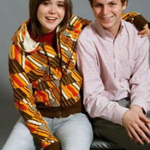 Michael Cera and Ellen Page at event of Juno (2007)