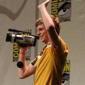 Superbad costar Michael Cera wins the crowd over and videotapes them