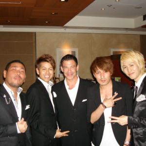 with Luv n Soul in Tokyo after their concert