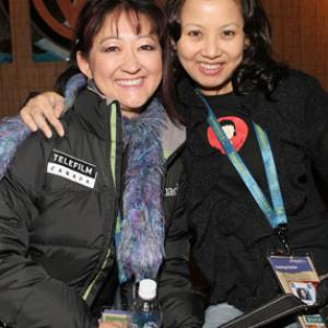 Eunhee Cha and Julia Kwan at event of Journey from the Fall (2006)