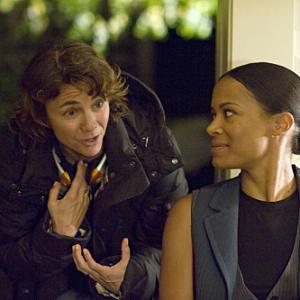 Still of Ilene Chaiken and Rose Rollins in The L Word 2004