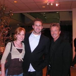 Jeff with actor Lucas Fleischer and daughter Lynleigh Chamberlain