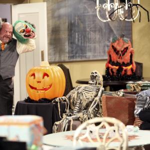 Still of Kevin Chamberlin and Debby Ryan in Jessie 2011