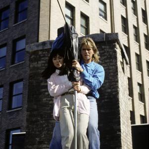 Still of Richard Dean Anderson and Michele B Chan in MacGyver 1985