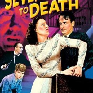 Rebel Randall Chick Chandler June Clyde and Gregory Gaye in Seven Doors to Death 1944