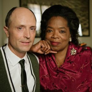 On Selma set with Oprah