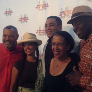 Romeo and Juliet in Harlem screening at the Downtown Film Festival Los Angeles Laurence Fishburne Victoria Rowell Harry Lennix Aleta Chappelle and Bill Duke