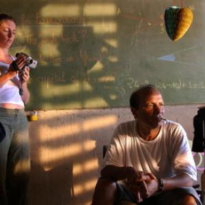 Mehdi Charef and Chiara Tilesi in All the Invisible Children 2005