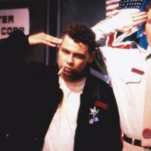 Still of Chris Barrie and Craig Charles in Red Dwarf 1988