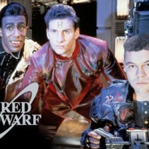 Chris Barrie Craig Charles and Danny JohnJules in Red Dwarf 1988