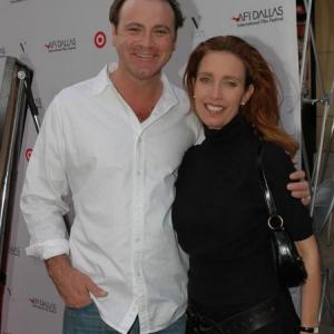 Rocky Muether and Nancy Chartier at the World Premiere of Divine Souls at the 2007 AFI Dallas International Film Festival.