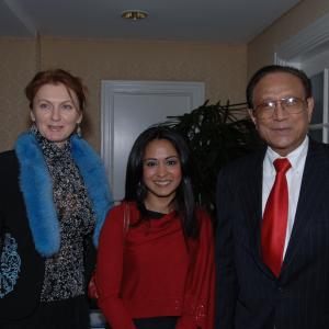 Tatiana Chekhova, Parminder Nagra and Dr. Mani Bhaumik.