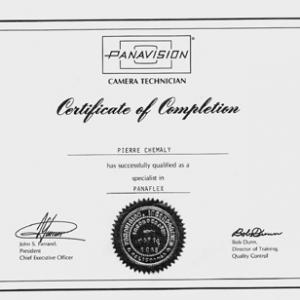 Panavision Camera Technician Certification Not many of these around