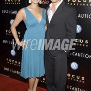 Camille Chen and James Kyson Lee at the premiere of Lust Caution