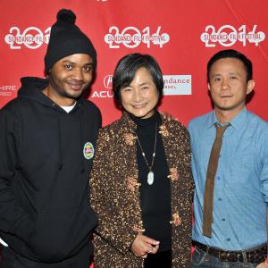 Pei-Pei Cheng, Hong Khaou and Dominic Buchanan at event of Lilting (2014)
