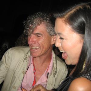 Christopher Doyle and Cindy Cheung at event of Lady in the Water