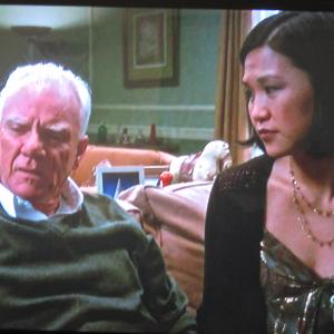 Malcolm McDowell and Cindy Cheung in Law and Order: Criminal Intent.