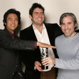 John Cho, Chris Weitz and Paul Weitz