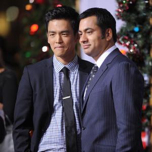 John Cho and Kal Penn at event of A Very Harold & Kumar 3D Christmas (2011)