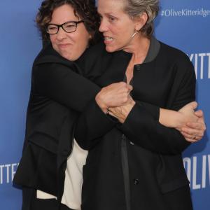 Frances McDormand and Lisa Cholodenko at event of Olive Kitteridge 2014