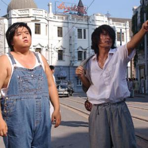 Stephen Chow and Chi Chung Lam in Kung fu 2004