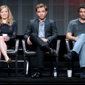 Jeremy Sisto Erika Christensen and Ed Westwick at event of Wicked City 2015