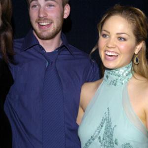 Erika Christensen and Chris Evans at event of The Perfect Score 2004