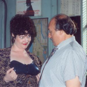 NYPD Blue Debra Christofferson as Geri Turner with Dennis Franz as Andy Sipowicz