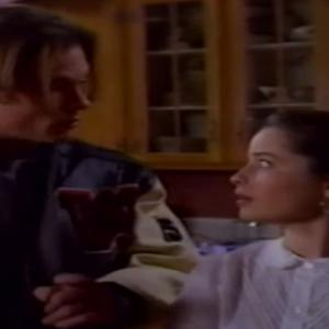 BoJesse Christopher as Billy O'Connell with Holly Marie Combs in David E. Kelley's critically acclaimed hit CBS TV Series 'Picket Fences' 1990s