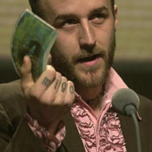 Derek Cianfrance wins the grand jury prize for cinematography at the 2003 Sundance Film Festival.