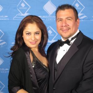 Juan Cisneros and Claudia Hernandez at the CAS Awards 2012