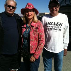 With Bo Hopkins and Paul LeMat from American Graffiti