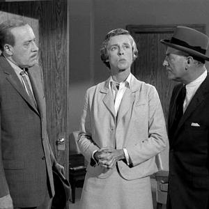 Still of Raymond Bailey Fred Clark and Nancy Kulp in The Beverly Hillbillies 1962